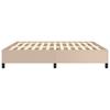 Vidaxl Bed Frame, Color Cappuccino, 160X200 Cm, Faux Leather