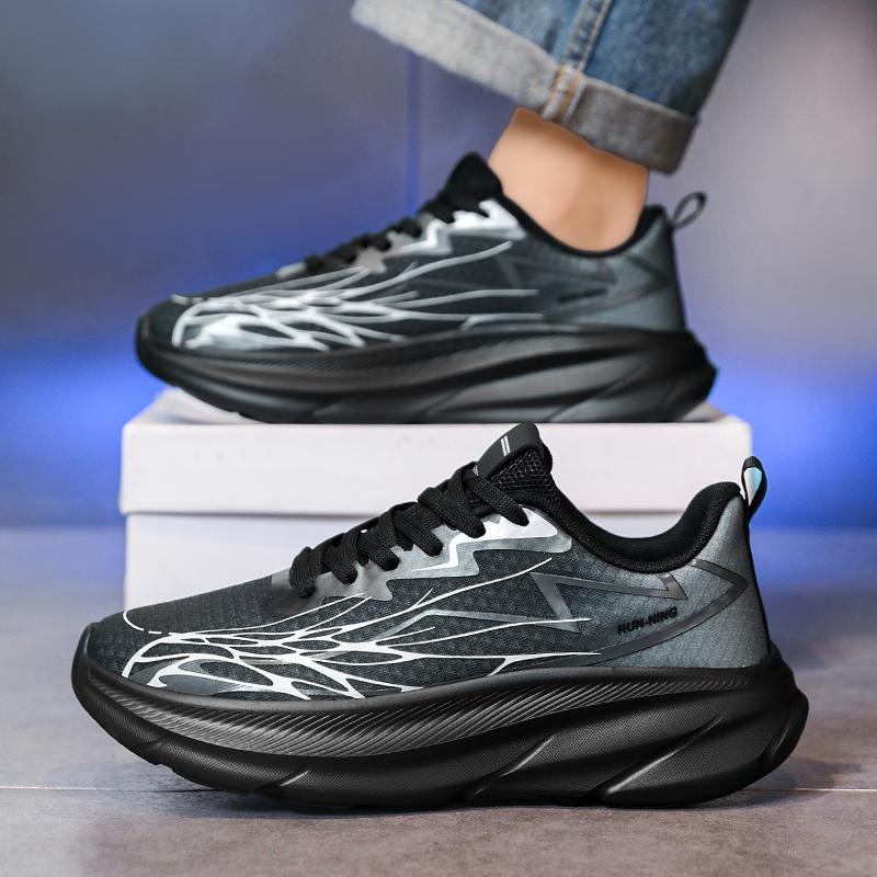 Running Shoes Speciality Marathon Men Athletic Breathable Lightweight Air Cushion Women'S Plush Comfort Athletic Nonskid Athletic Shoes