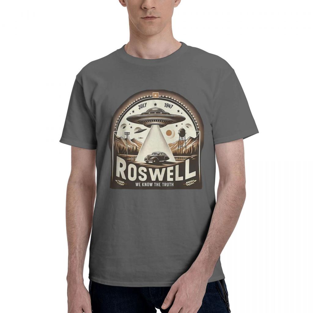 Roswell 1947 Alien 100 Cotton Casual Breathable Confortable Anime New Gifts And TShirts Mens Shirt