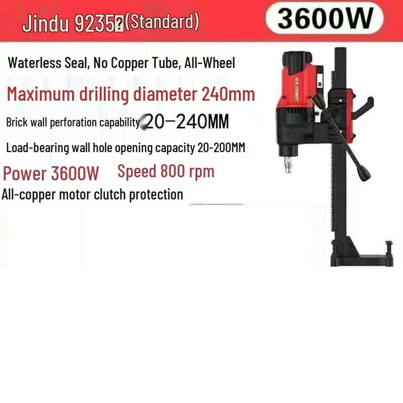 High-Power Handheld and Desktop Diamond Core Drill for Concrete Engineering