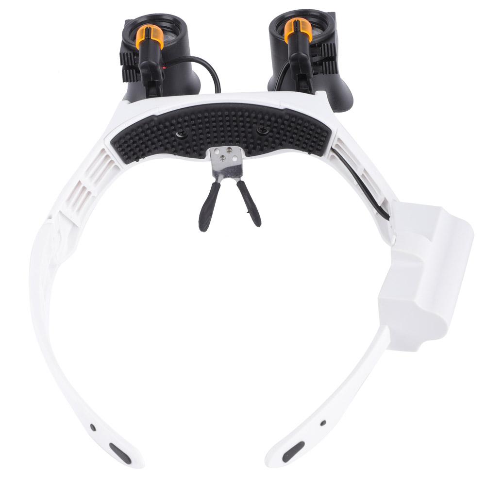 

LED Lamp 21 Combination Headband Magnifying Glass Magnifier with Replaceable Lens