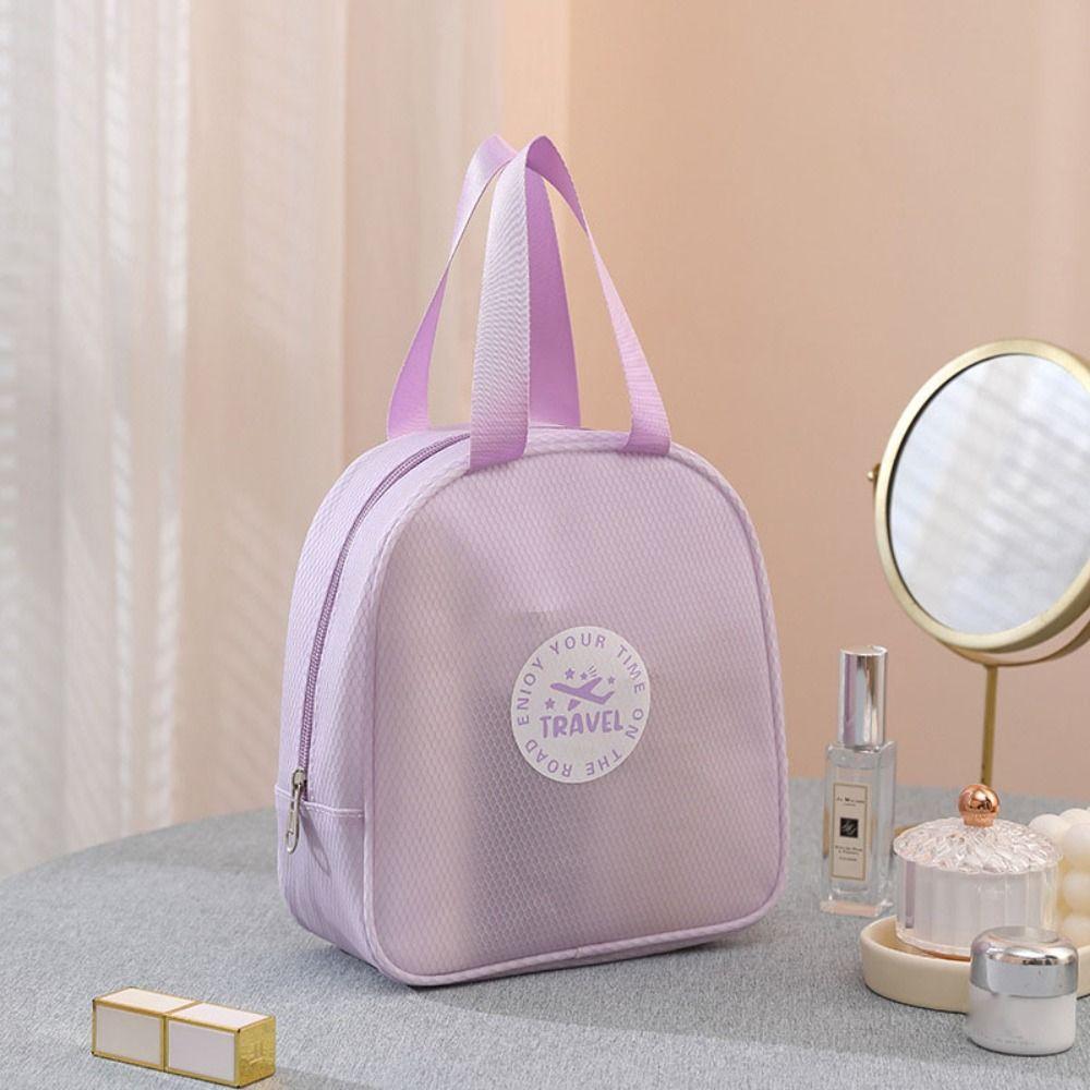 

Клатч Сетка Косметичка Большой Вместимости Косметичка Сумка EVA Ручная Косметичка Дорожная фиолетовый