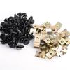 Chassis Engine Guard Metal Nut/Screw Washers U-shape Clip for BMW E46 E92 E90 F10 Car Fender Bumper Cross Head Screws 40/20pcs Hoses Windshield