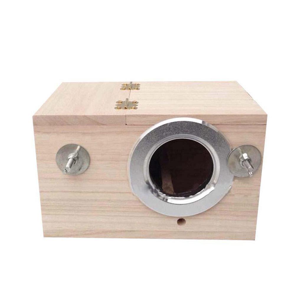 

Wood Birdhouse Detachable Heats Insulation Decorative Replacement Outside Balcony Garden Park Pet Home Nest Accessories