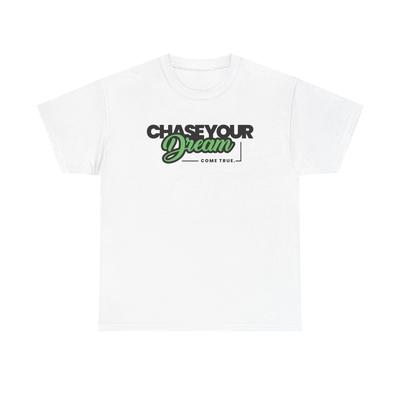 Chase Your Dream Unisex Heavy Cotton Tee, Motivational T-Shirt