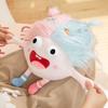 Cute Versatile Hairstyle Plush Toy Soft Stuffed Colorful Big Eye Funny Bedroom Pillow Doll Kids Birthday Gifts Boy Girls
