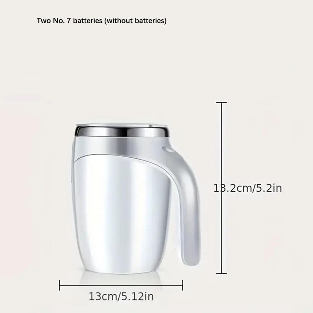 1pcSelf-stirring Coffee Cup-stainless Steel Coffee Blender Cup, Easy To Mix and Enjoy Smooth Drinks.
