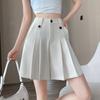 Fashionable Loose Pleated Shorts with High Waist for Women