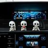 New Halloween Car Ornament: Half-Body Ghost with Three Incense Sticks Creative Resin Skull Vent Decor