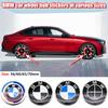 56mm 60mm 65mm 70mm Radaufkleber für E46 E90 F30 F10 G20 X5 50th Anniversary Emblem Abzeichen 4 Stück DIY Auto Felge Radkappe Aufkleber