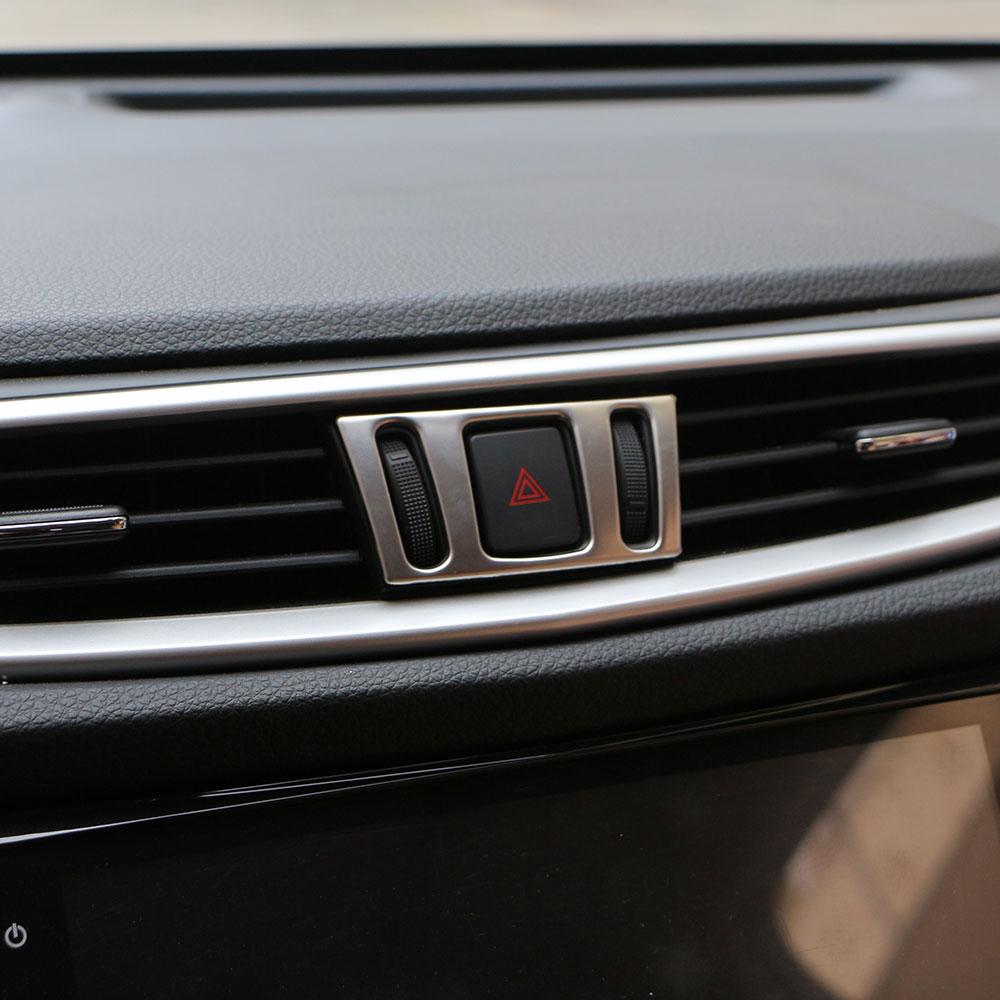 Center Console Air Vent Outlet Cover Sticker For Nissan Xtrail X-Trail X Trail T32 2013+ Qashqai J11 2014+ Murano