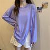 Women's Long Sleeve Sun Protection Cardigan - Solid Color, Loose Fit, Summer 2025