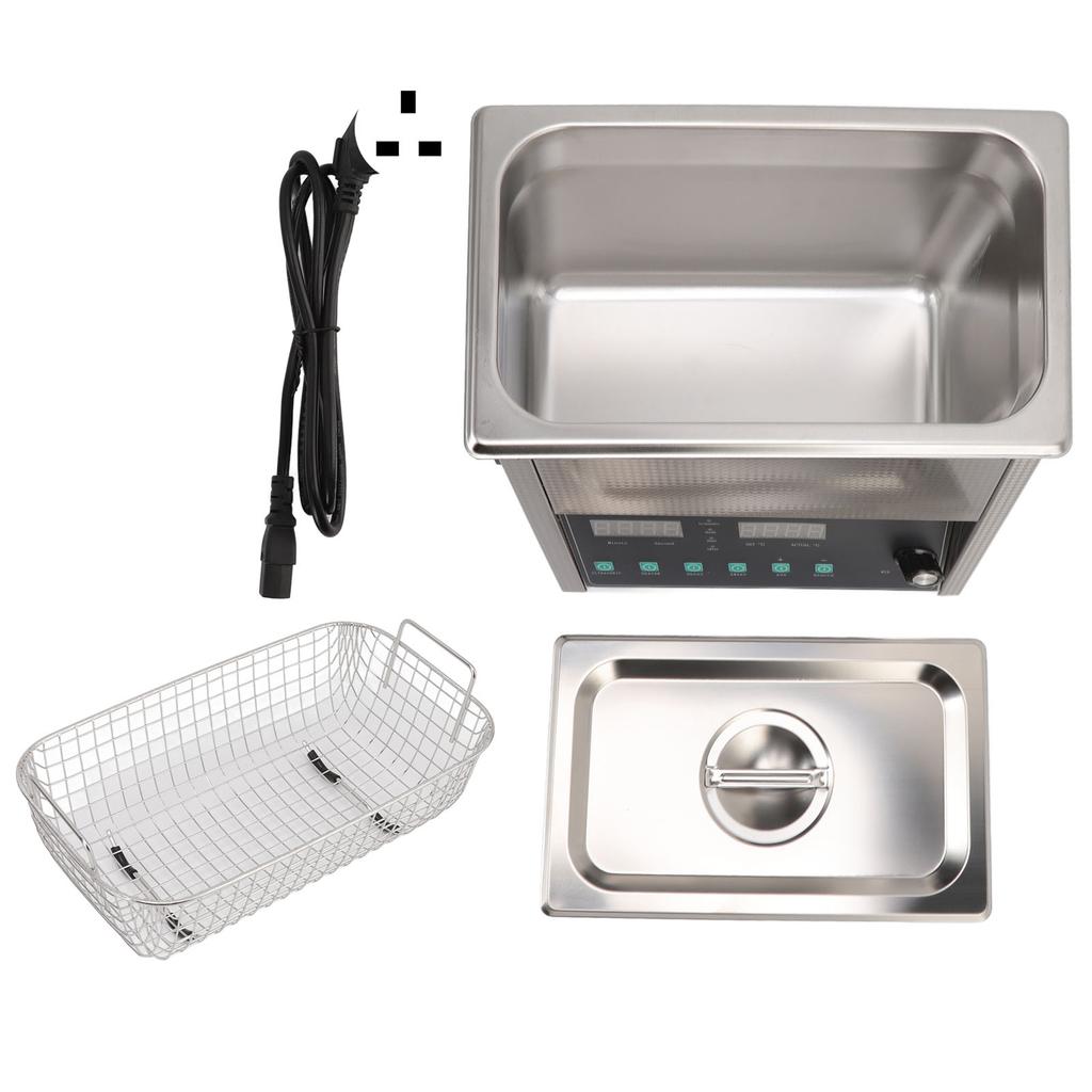 Ultrasonic Cleaning Machine 3L Adjustable Power Heatable Stainless Steel Ultrasonic Cleaning Machine for Jewelry