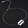 Collier Lame de Rasoir Cazador Forme de Rasoir Pendentif Collier Acier Inoxydable Collier Acier Froid Pour Hommes Collier Hip Hop Bijoux