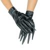 PU Leather Ghost Claw Mittens Short Cosplay Costume Gloves Cool Halloween Gloves  Party