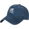 Ferret Love Baseball Cap Washed Cotton Dad Hat Vintage Adjustable Curved Brim Outdoor Cap