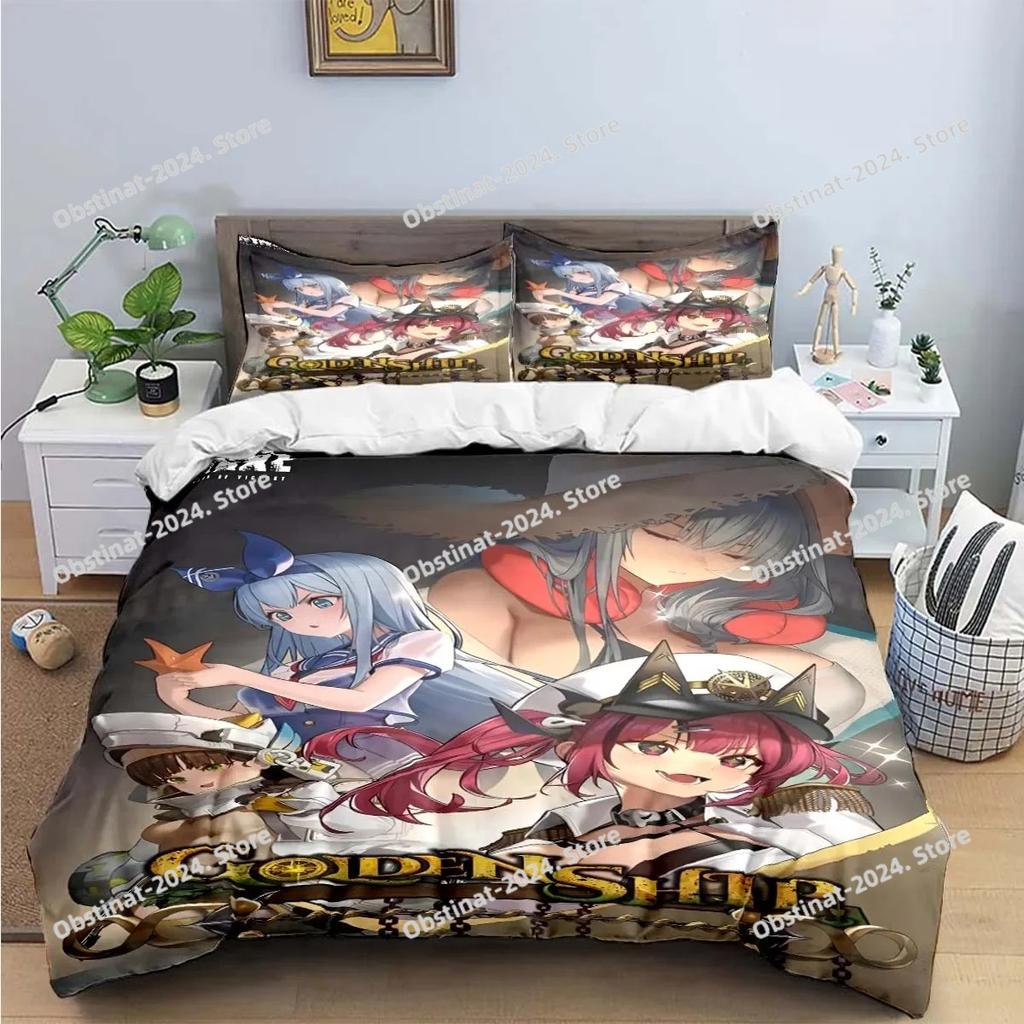 Game Characters Nikke Goddess of Victory Bedding Sets Bed Supplies Set Duvet Cover Bed Comforter Set Bedding Set Luxury Gift