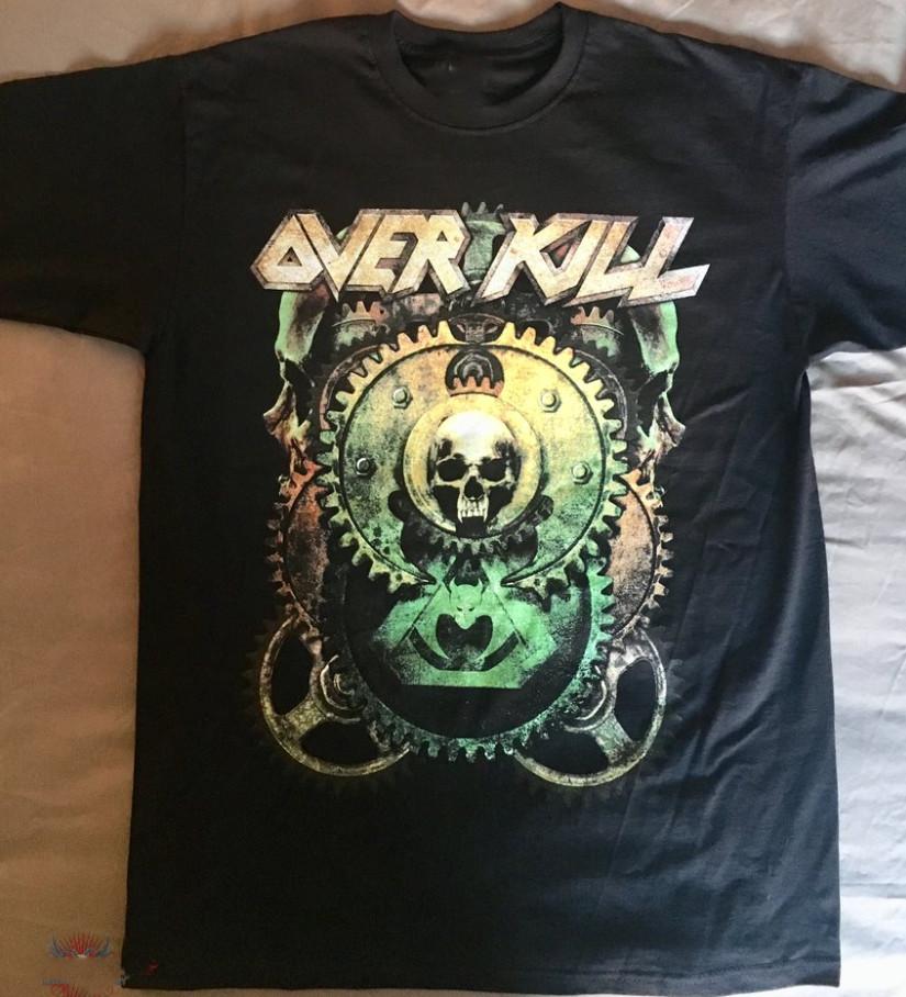 OverKill 'Grinding Thru Europe Cotton Unisex T-Shirt S To 5XL RS302