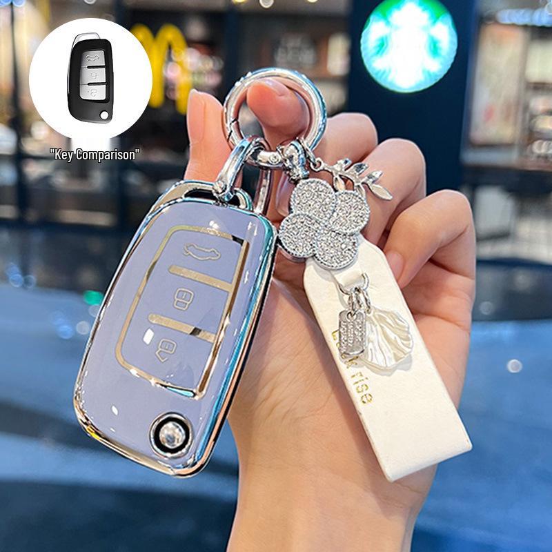 Geely Folding Key Cover for Vision X3, King Kong, Emgrand GL, Panda S1, Boyue X1, Xingrui, Binrui.