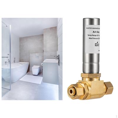 Wasserschlagdämpfer, Toilettenzubehör, 3/8 Zoll NH-Gewinde, Edelstahlhahn, Badezimmer
