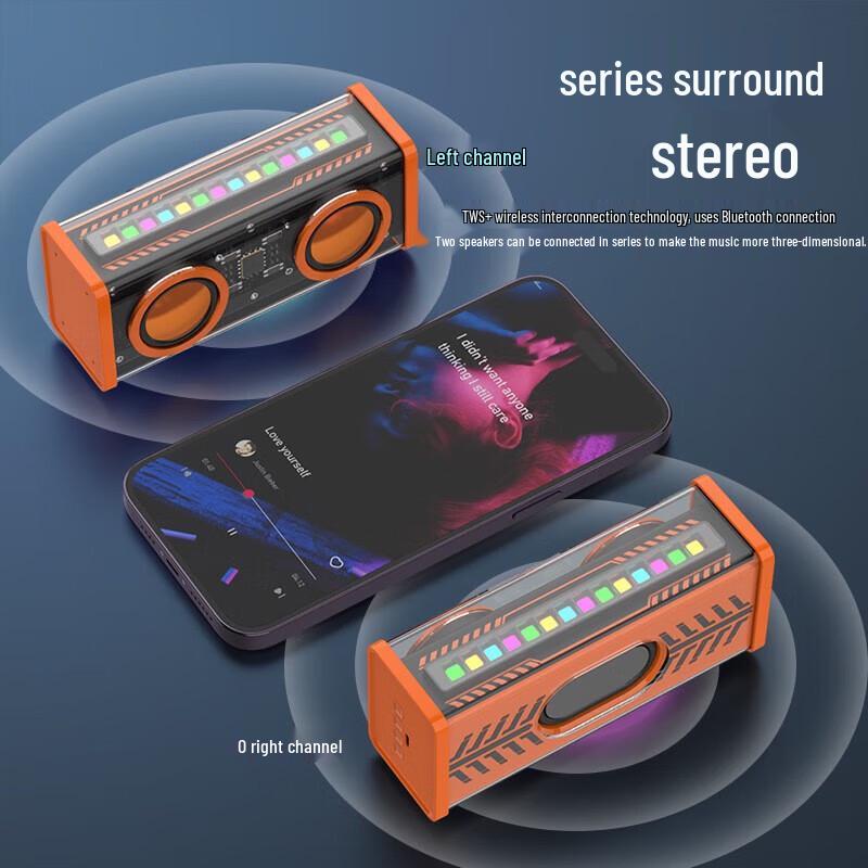 Yi Dian Crystal Mecha AD-0386 Bluetooth Speaker