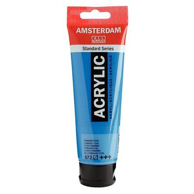 Acrylfarbe – TALENS – Amsterdam – 120 ml – Cyan – Tube
