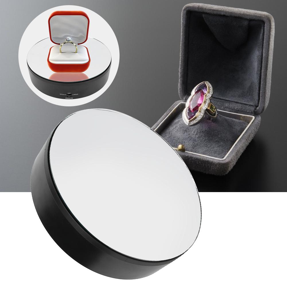 10kg Load Capacity USB Electric 360 Degrees Rotational Turntable Display Stand