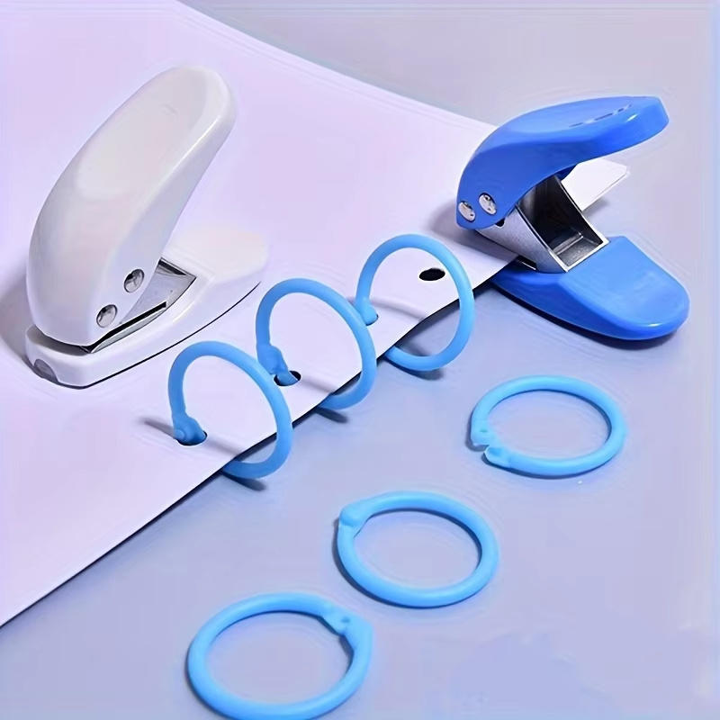 Single Hole Punch for School & Office Mini Manual Hole Puncher for Paper Tickets and Crafting