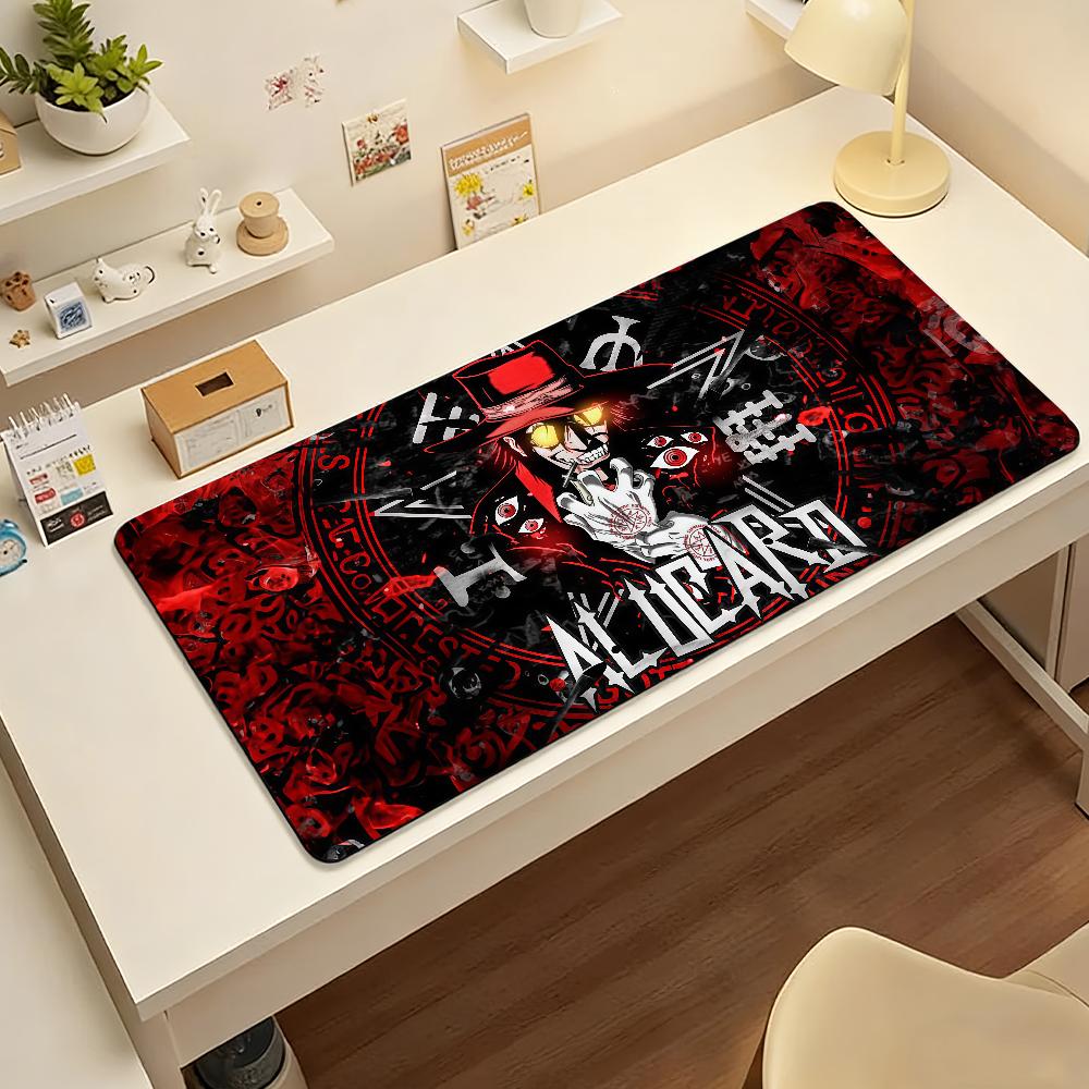 Anime HHell SingES Mouse Pad Nonslip Locking Edge DeskMat PC Laptop Accessories Rubber Office Keyboard Large Game XXL Carpet