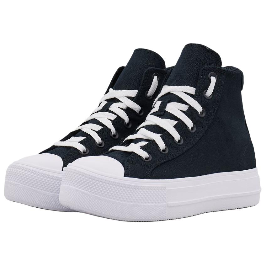 Converse Chuck Taylor Seasonal Comfortable Versatile High-Top Canvas Shoes Women Sneakers Black A19292C