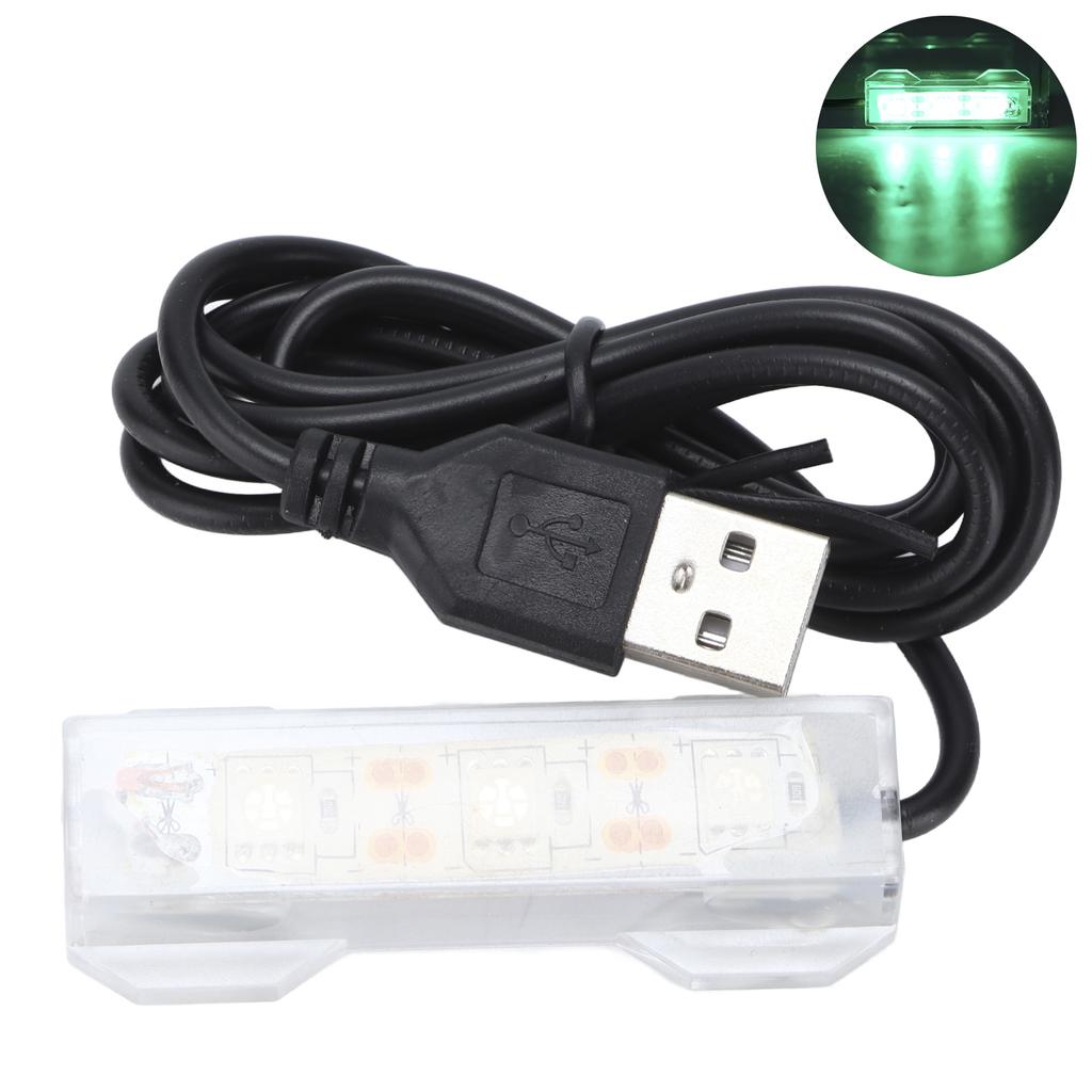 Aquarium Light USB Charging Plastic Fish Tank LED Light for Aquatic Plants Landscape