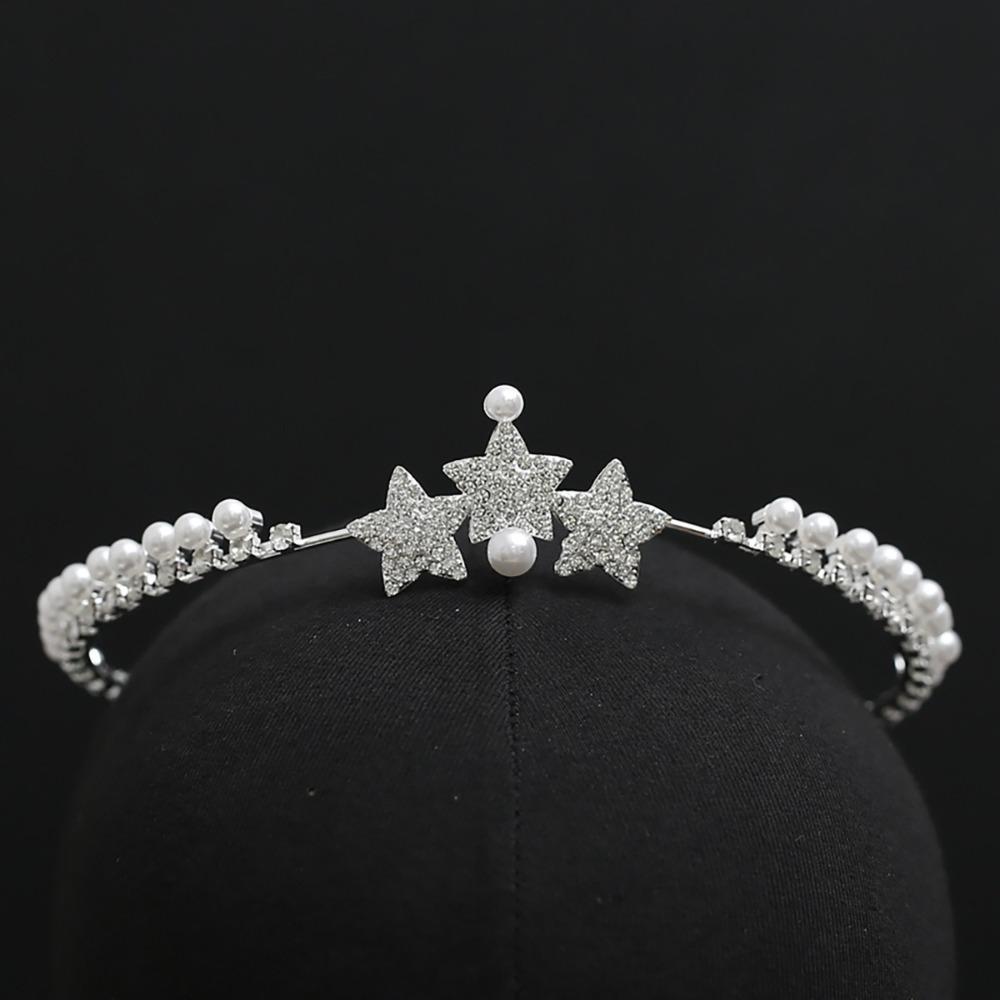 Crystal Rhinestone Rhinestone Tiara Alloy Material Princess Crown Wedding Bride Crown Prom Event