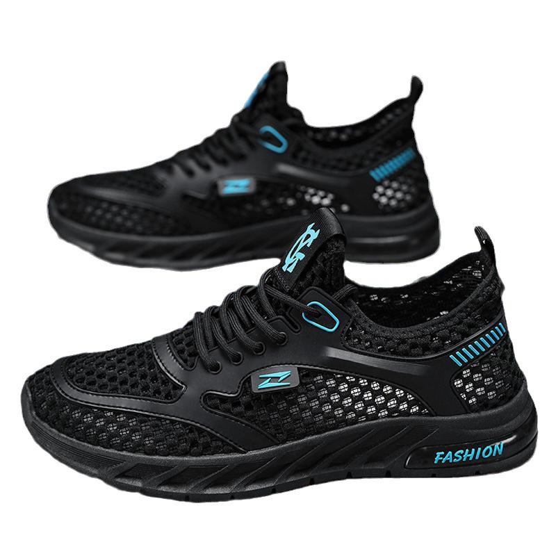 Mesh-Schuhe Herren 2025 neue Sommer-Mesh hohl atmungsaktiv bequem Jugend Sport Laufschuhe lässige trendige Schuhe