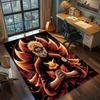 Uzumaki Naruto Nine-Tails Kurama Power Rug Carpet Large Area Rug Non Slip Washable Floor Mat Gamer Room Bedroom Home Decor