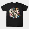 Asian Size Cotton Unisex Tshirt Print T-shirt Elder Emo T-shirt No-Cut Print Regular Fit