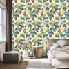 Ladybugs Wallpaper Cream and Turquoise for Living Room and Bedroom 50x1000