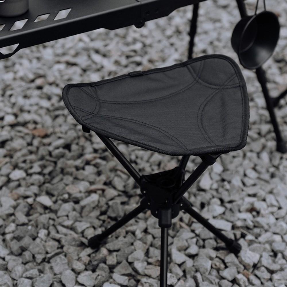 Foldable Folding Rotating Stool Wear-resistant Fishing Chair Portable Mazza Stool Outdoor Camping