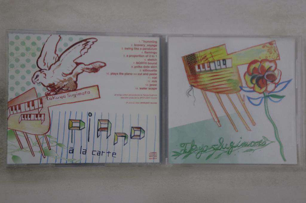 CD TAKUYA SUGIMOTO  Piano A La Carte SPCD004 SPOTLIGHT 2002 Japan Japanese Club Dance Used