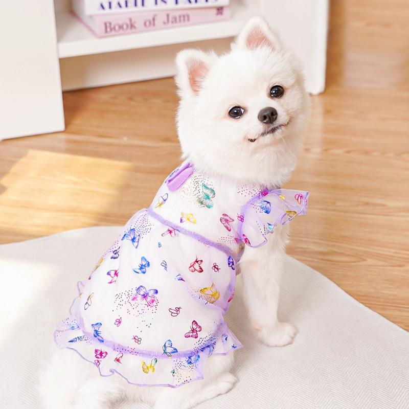 

Pet Cats Can Be Taken Out. Love Summer Dresses Dog and Cat Supplies Corgi Dog Clothes and Accessories L