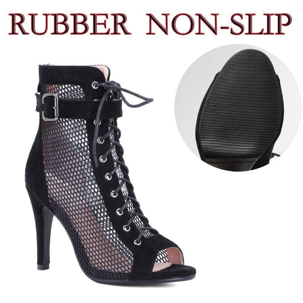 Sexy Dámské Sexy na jehlách Vysoké podpatky Boty na latinskoamerický tanec Dámská Černá Pro Dívky Dámské Boty Boty na latinskoamerický tanec Společenská