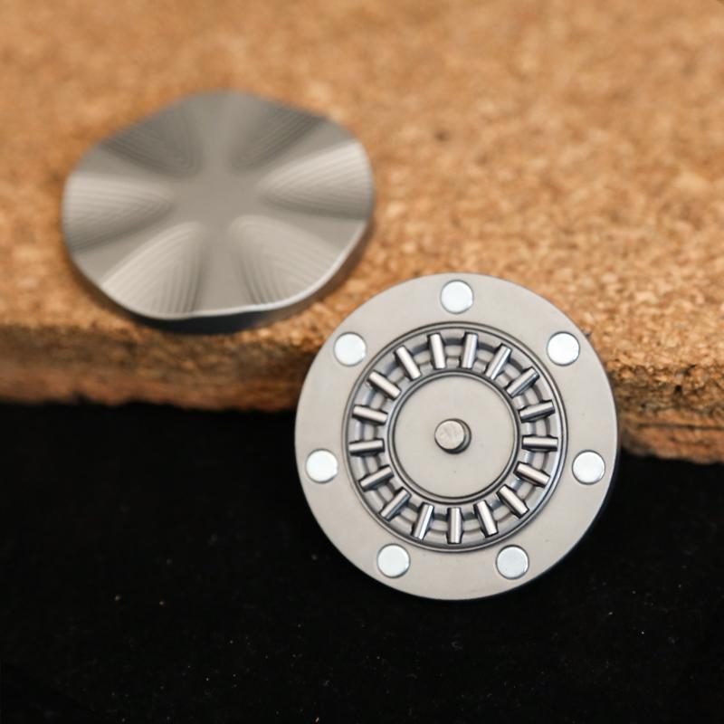 Magnetic Push Slider Finger Shape Fidget Slider Cool Adult EDC Metal Fidget Toy Hand Spinner Autism Sensory Toys for Adult Gifts