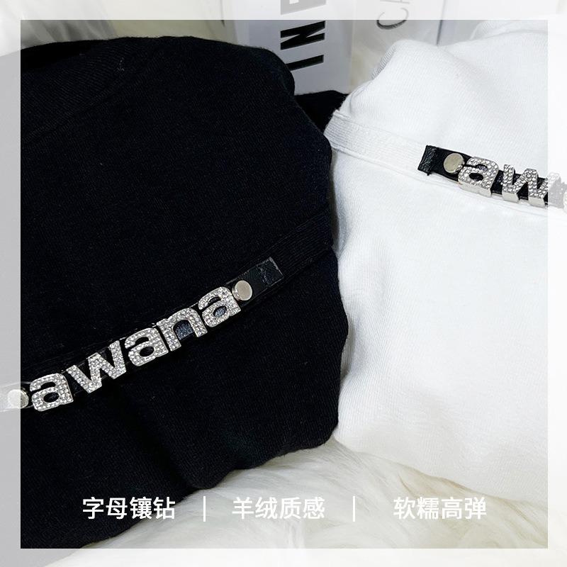 Crew Neck Bottoming Shirt Women's White Autumn and Winter New Design Sense Slim and Thin Long-sleeved T-shirt with Top