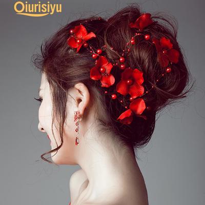 Fiori perline finte per capelli Copricapo da sposa preferito dalla signora