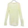 STUD MUFFIN Logo patch Long sleeve V neck sweater 2 white knit Men's Used