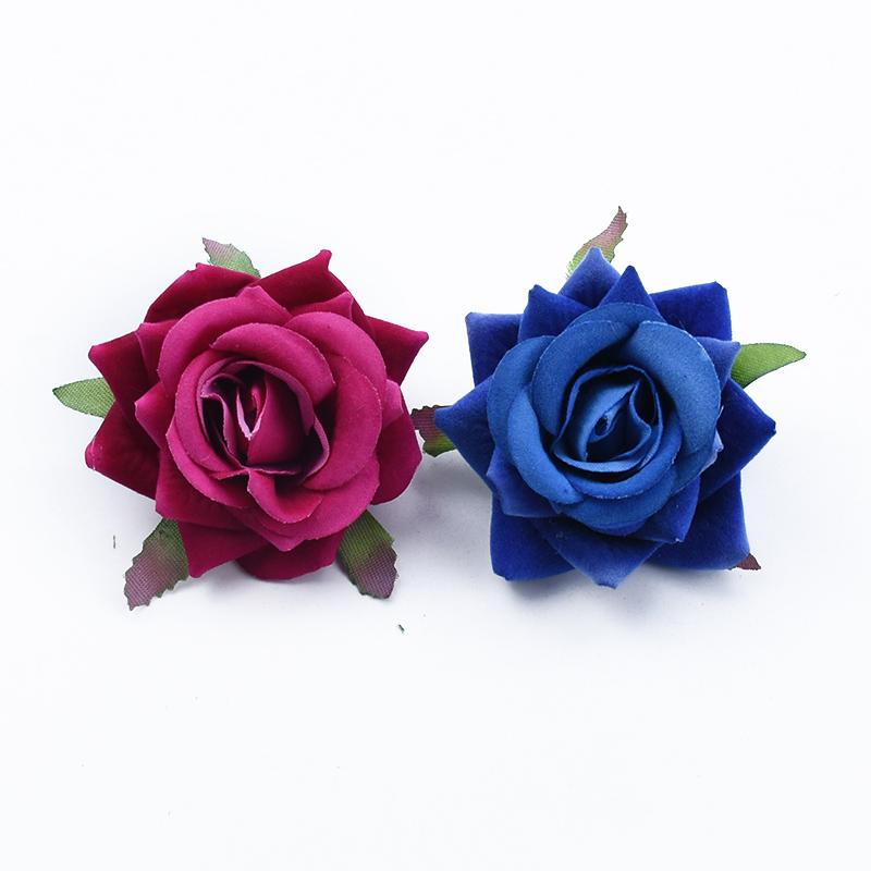 100 pieces Wholesale cheap roses wedding decorative flowers wall home decoration accessories Artificial flowers a cap gifts box