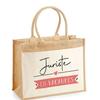 Sac de plage - PLANETEE - jute avec poche Juriste en Vacances - Coton - 43x33 cm - Anse bandoulière