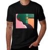 Nighttime Stroll Color Block Paintng Tshirt Plus Size Lightweight Tee Shirt