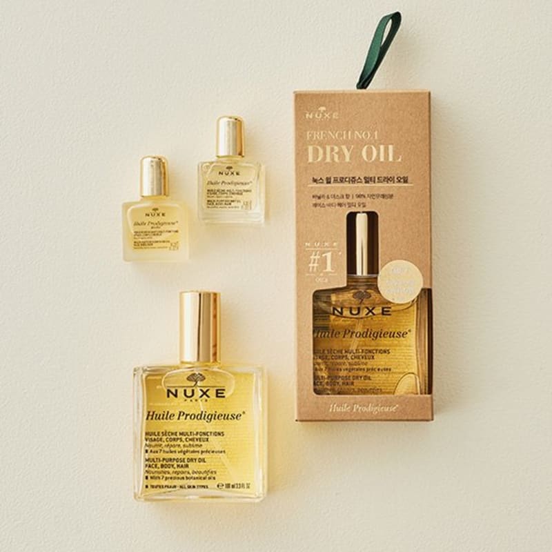 [Nuxe] Will Prodigieuse Multi Dry Oil 100ml Special Set (Mini Oil 10mL + 10mL Free)