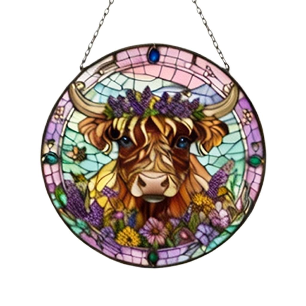 Acrylic Puzzle Window Hanging, Colorful Sunrise Sun Catchers Panel SunCatchers Puzzles Decor For Birthday Women, Men, Wife, Aunt, And Mom