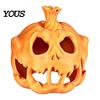 Halloween Ambient Light Cover 3D Printed Skull Pumpkin Candle Holder, Hollow Design Ornament Figurine, Multifunctional Lampshade for Party Favors